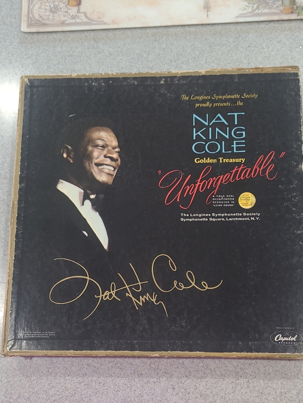 Nat King Cole "Unforgettable" Golden Treasury Vinyl 6LP Set Mint Condition